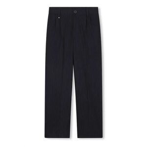 BOSS - Pinstripe Dress Pants - Navy